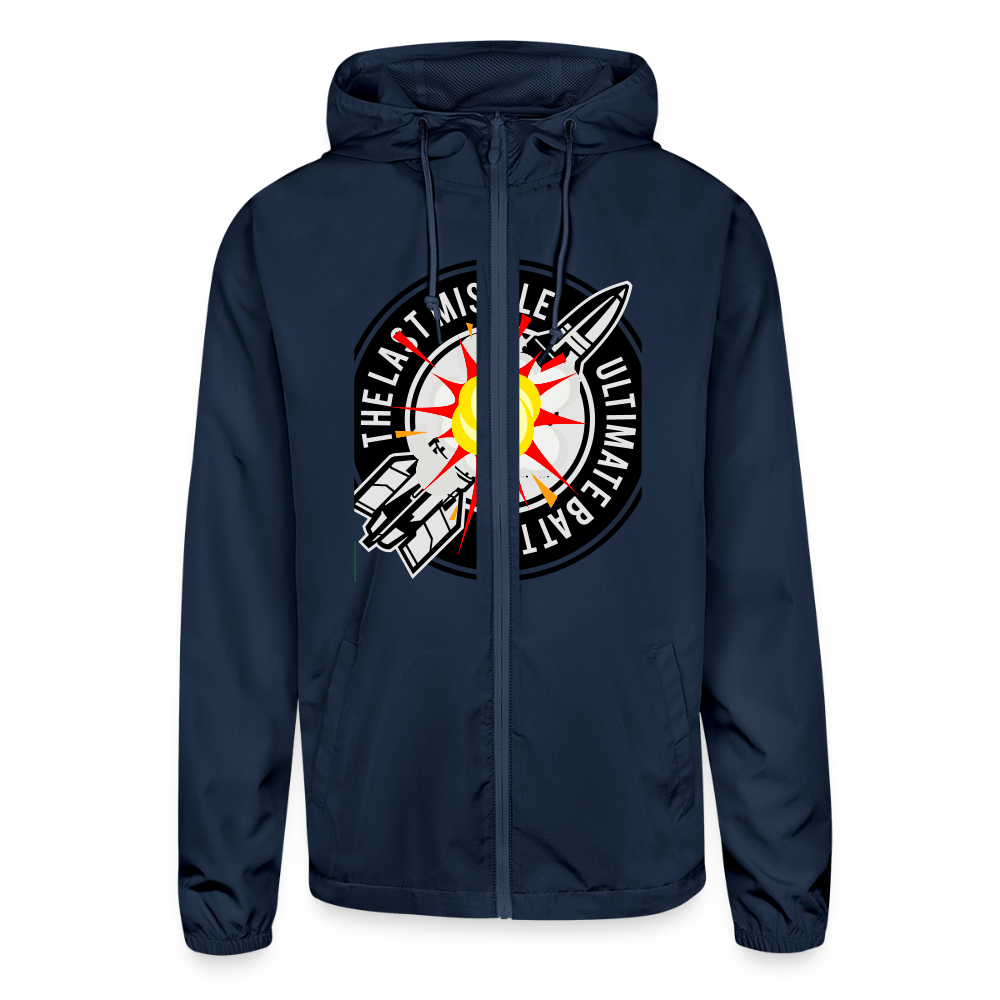Unisex Lightweight Windbreaker Jacket - navy