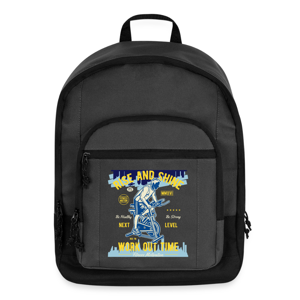 Basic Backpack - charcoal grey