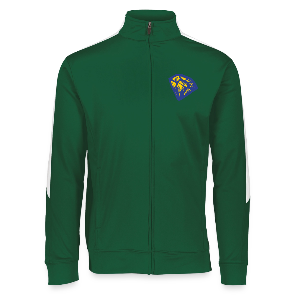 Augusta Sportswear Unisex 2.0 Medalist Jacket - dark green/white