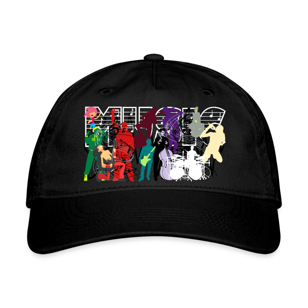 Organic Baseball Cap - black