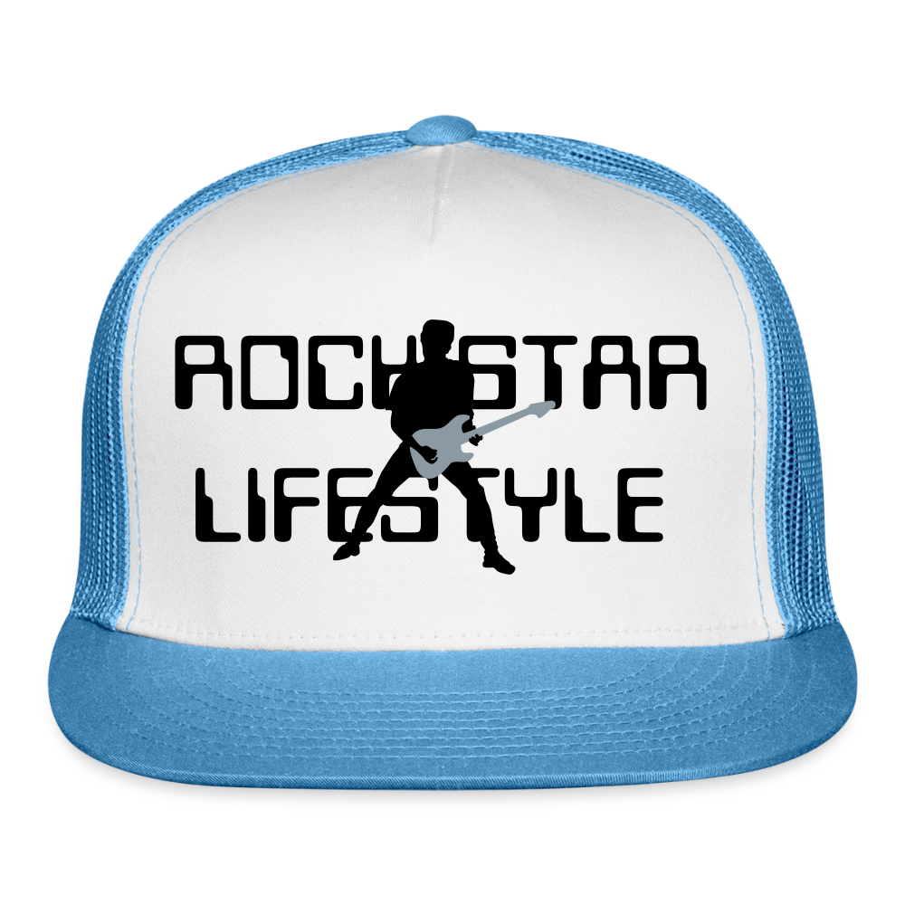 Trucker Hat - white/blue