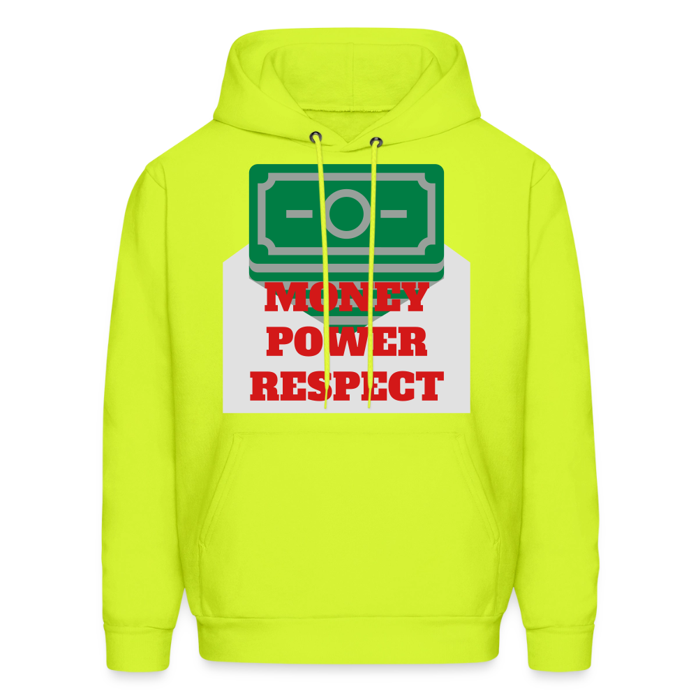 Men's Hoodie - safety green