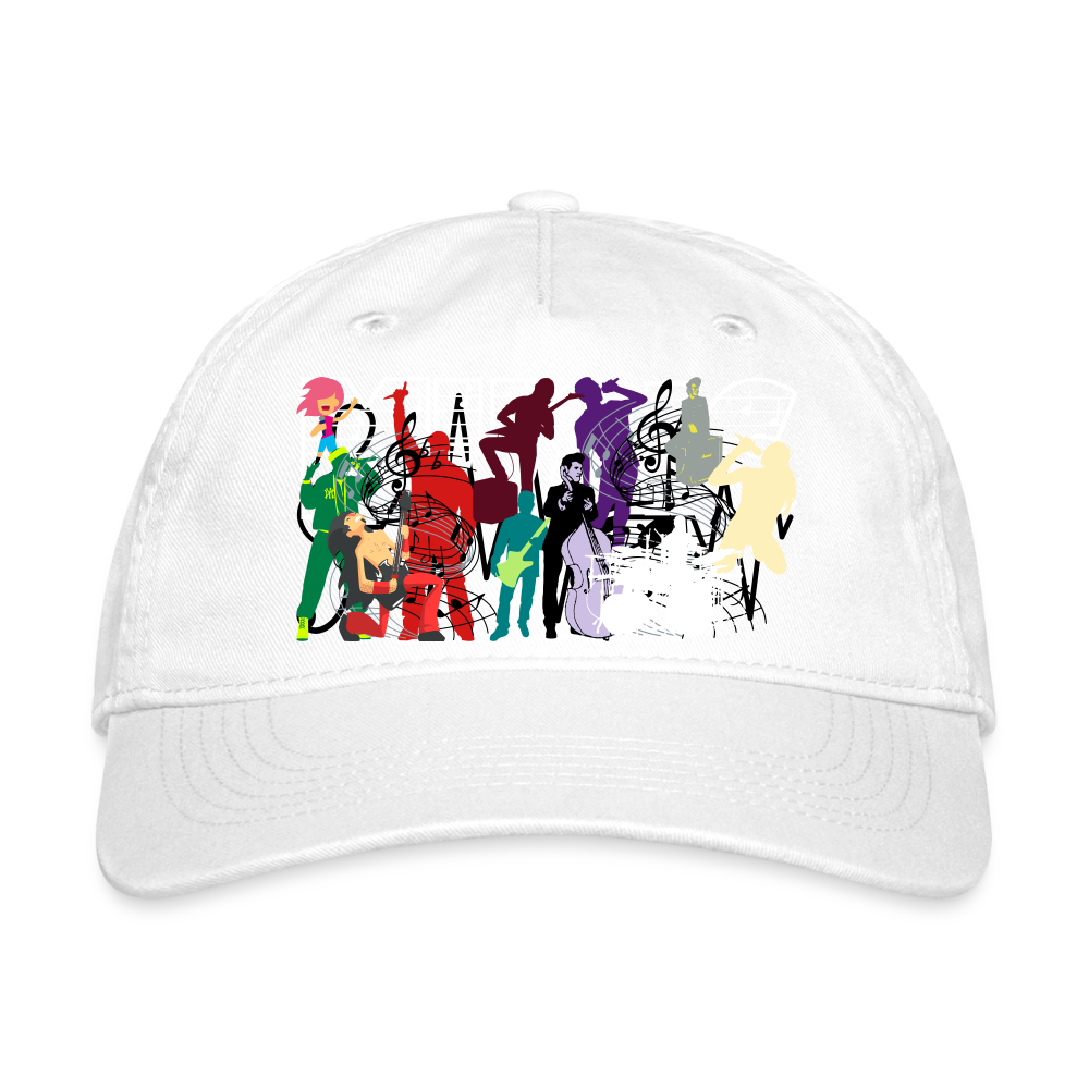 Organic Baseball Cap - white