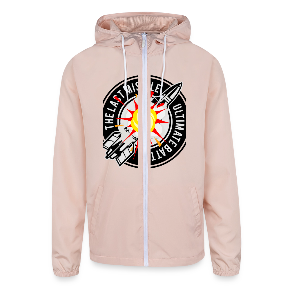 Unisex Lightweight Windbreaker Jacket - blush pink 