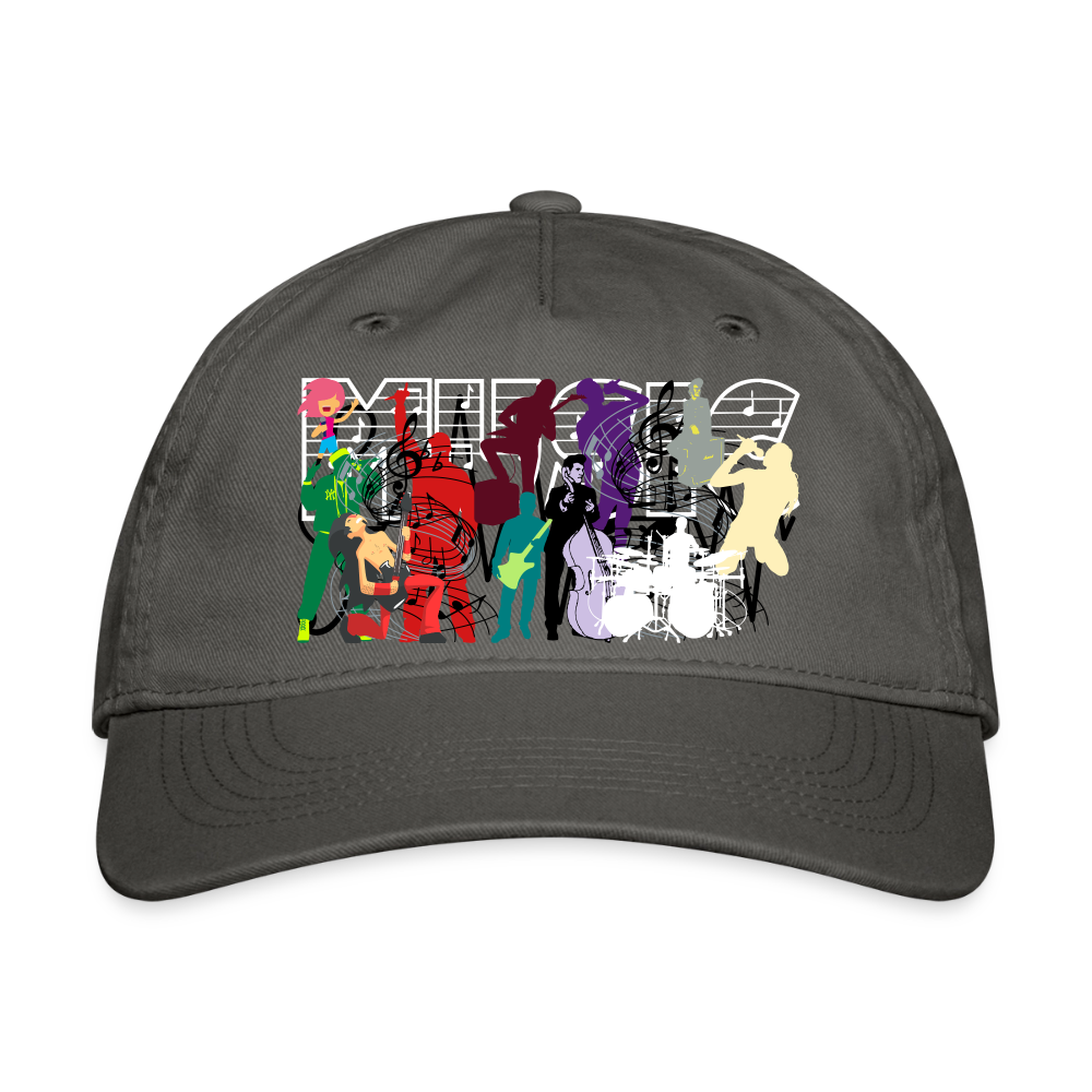 Organic Baseball Cap - charcoal