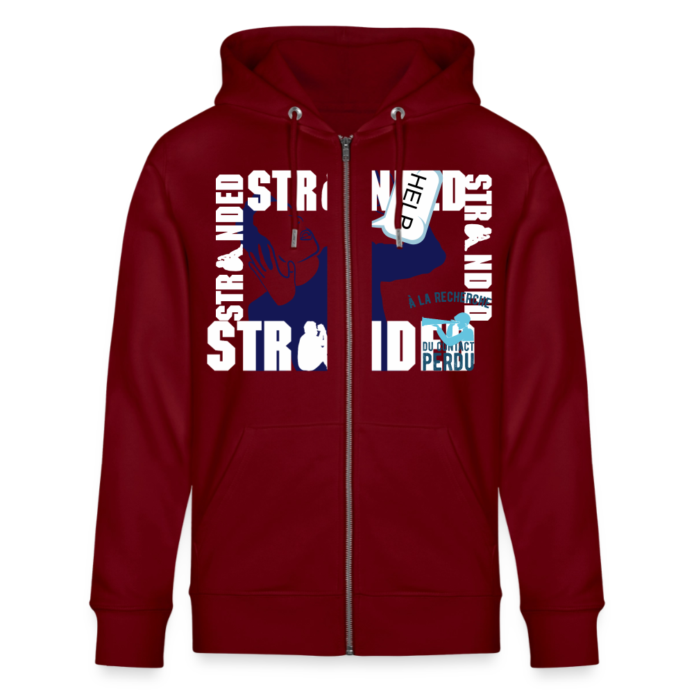 Stanley/Stella Cultivator Organic Zip Hoodie - burgundy