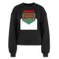 Women's Fleece Crewneck Sweatshirt - black