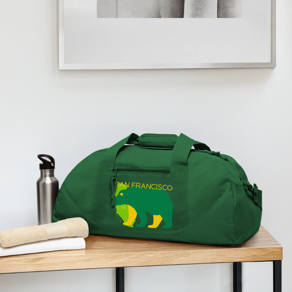 Recycled Duffel Bag - forest green