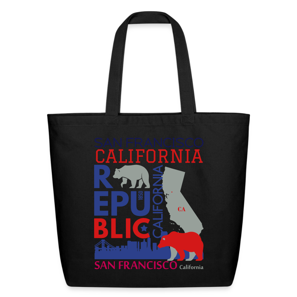 Eco-Friendly Cotton Tote - black