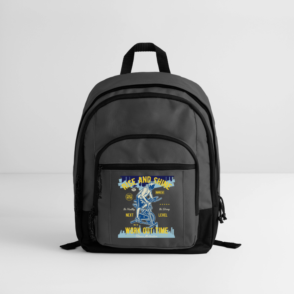 Basic Backpack - charcoal grey