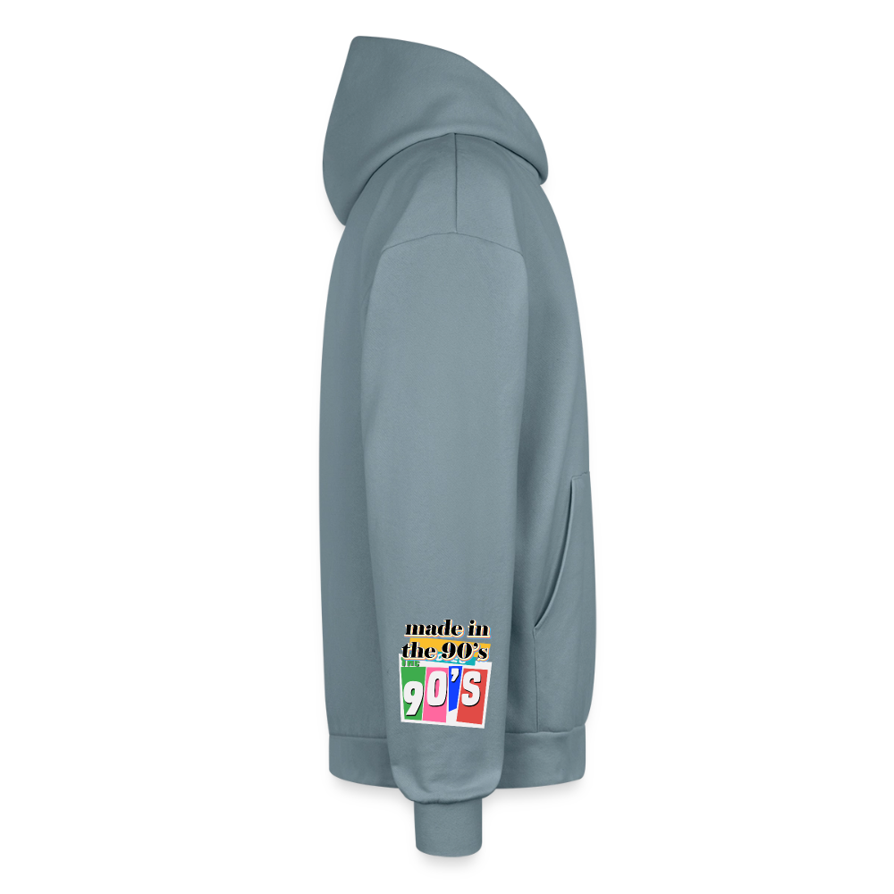 Oversized Hooded Sweatshirt - stone blue