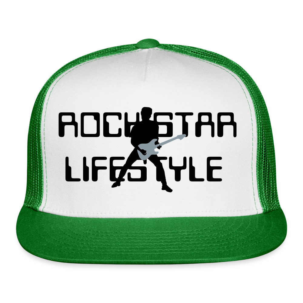 Trucker Hat - white/kelly green