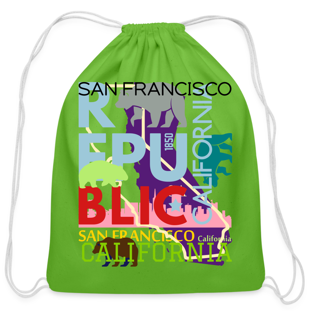 Cotton Drawstring Bag - clover