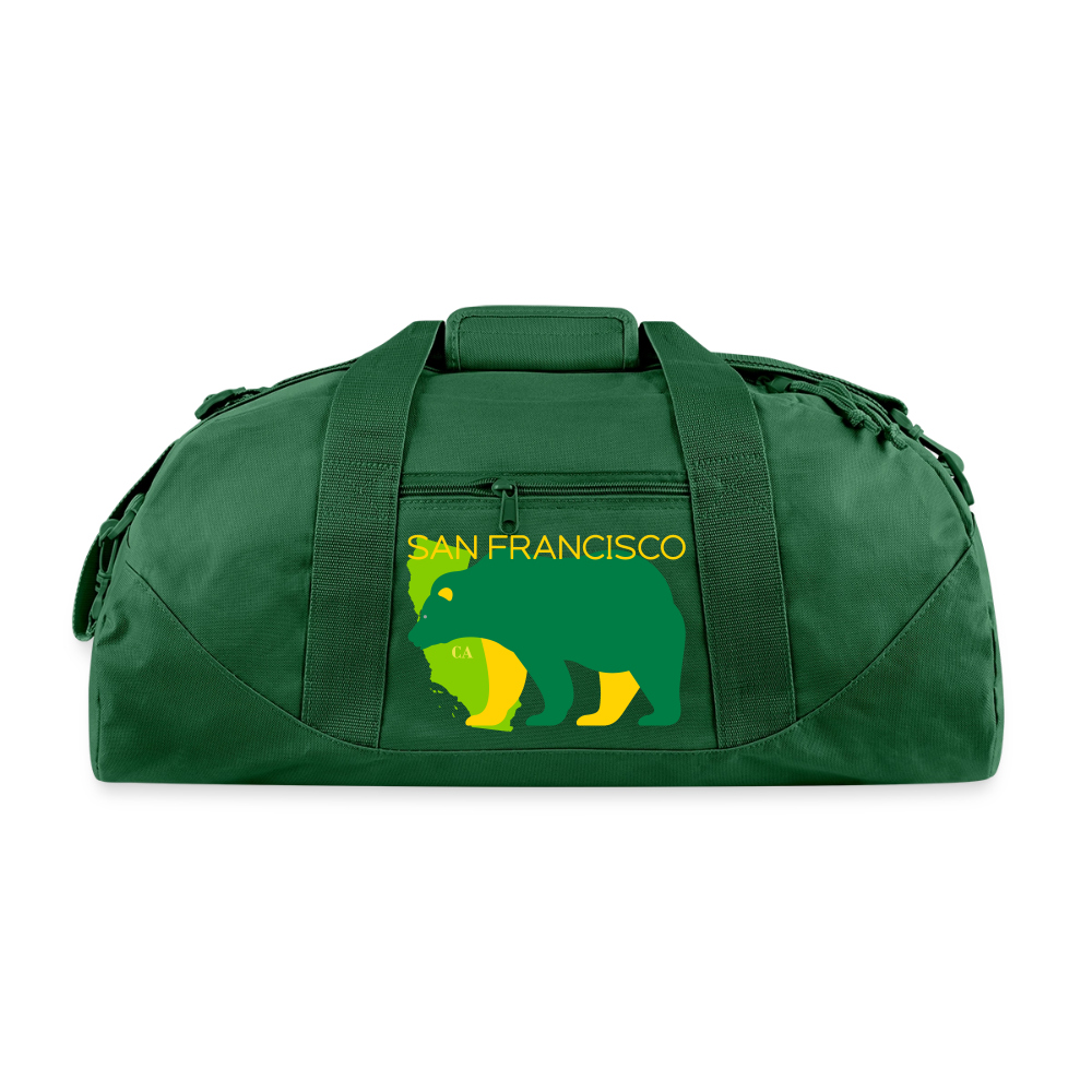 Recycled Duffel Bag - forest green