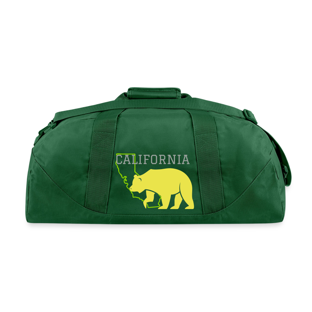 Recycled Duffel Bag - forest green