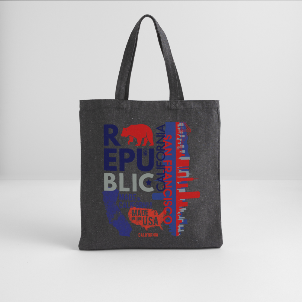 Recycled Tote Bag - charcoal grey