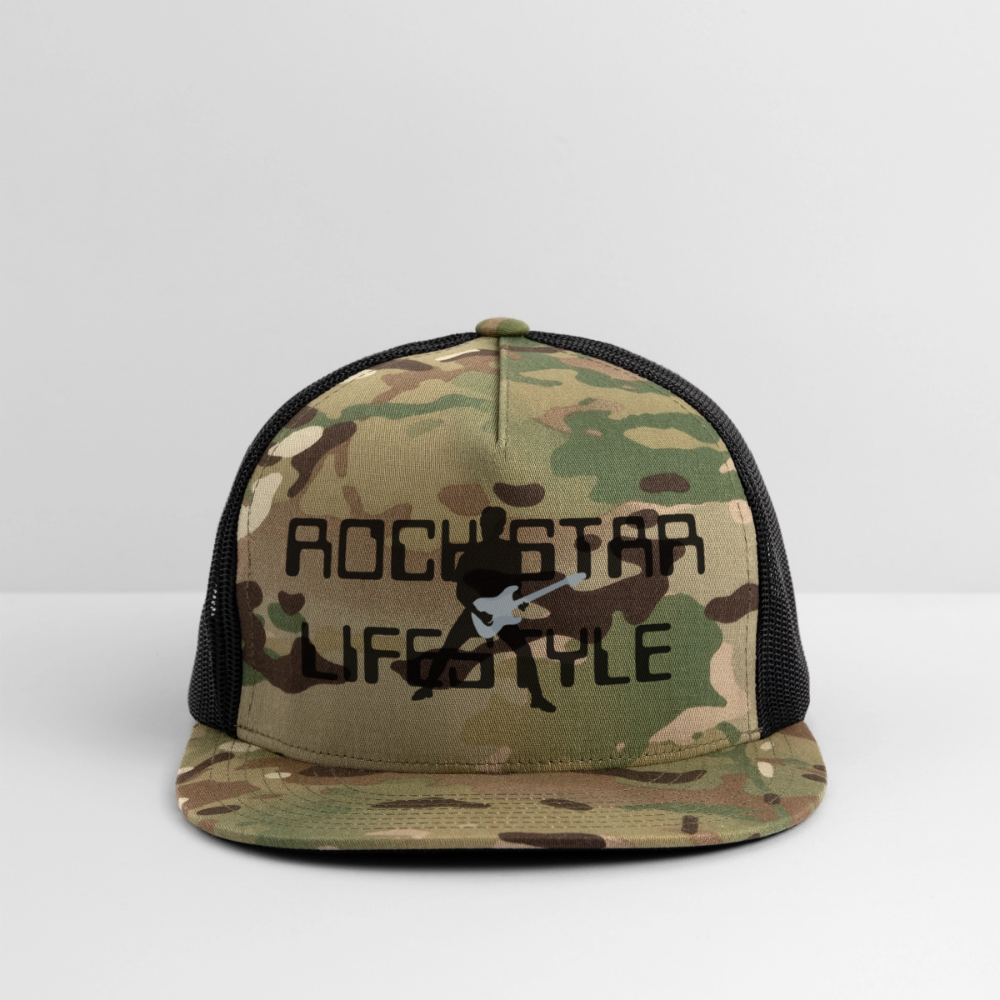 Trucker Hat - MultiCam\black
