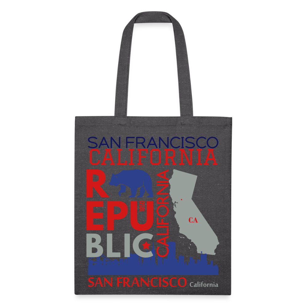 Recycled Tote Bag - charcoal grey