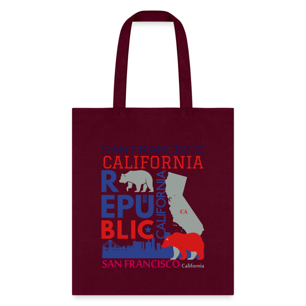 Tote Bag - burgundy