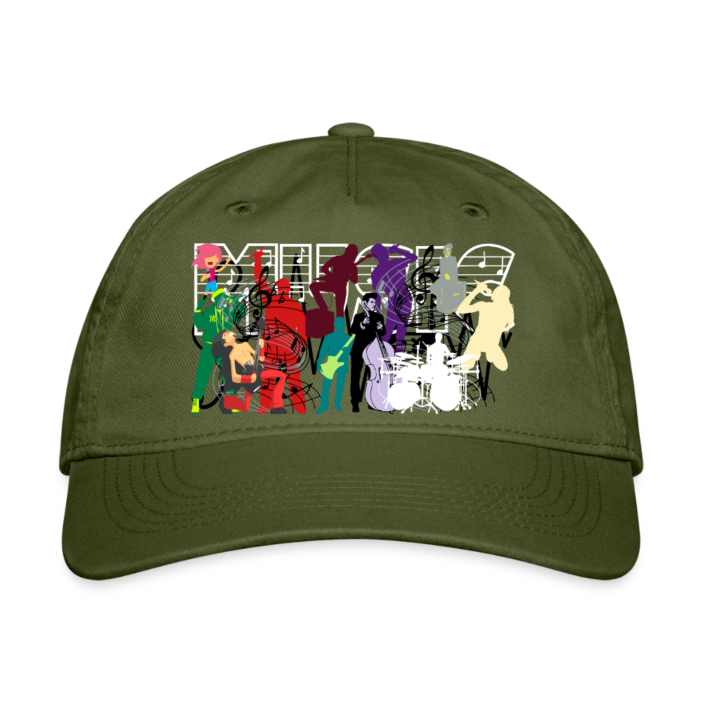 Organic Baseball Cap - olive green