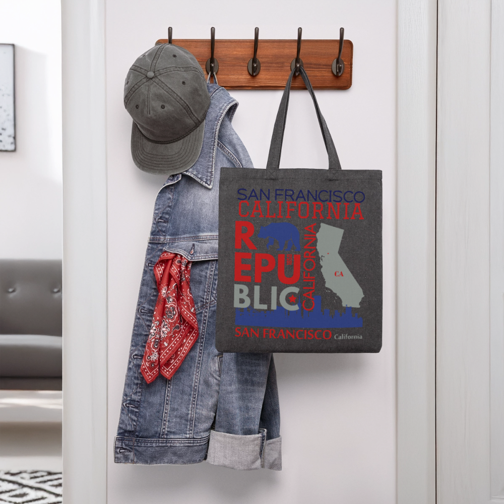 Recycled Tote Bag - charcoal grey