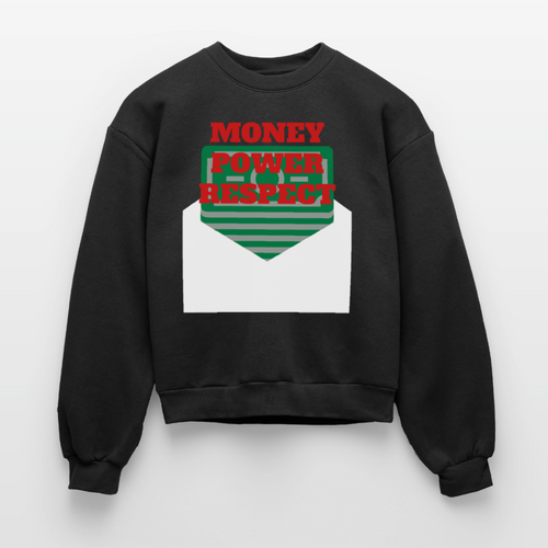 Women's Fleece Crewneck Sweatshirt - black