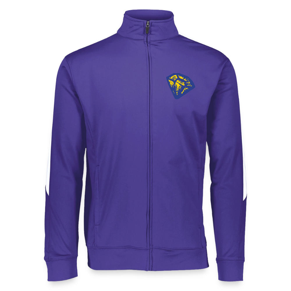 Augusta Sportswear Unisex 2.0 Medalist Jacket - purple/white