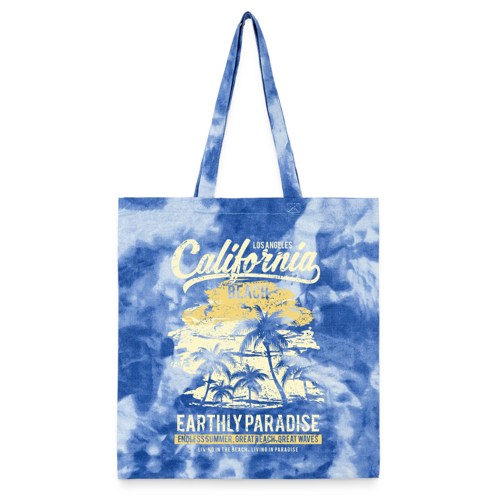 Tie Dye Tote Bag - cloudy blue