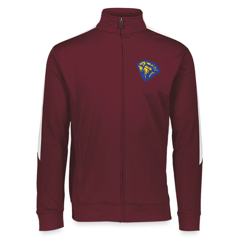 Augusta Sportswear Unisex 2.0 Medalist Jacket - maroon/white